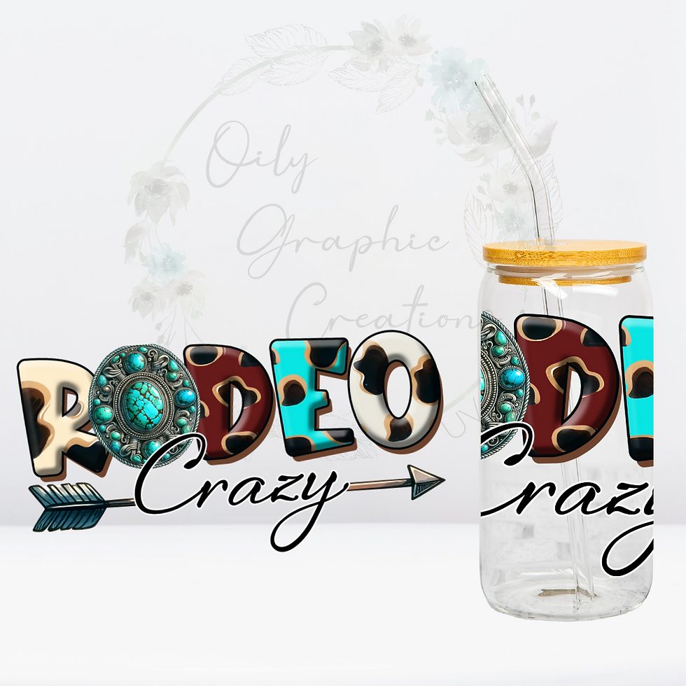 Rodeo Crazy- UV DTF Wrap