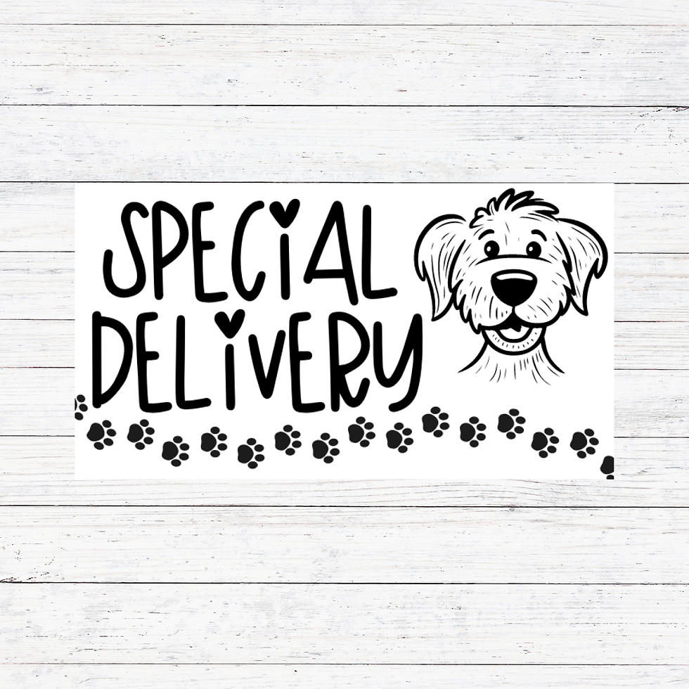 Special Delivery Dog- Munbyn Stickers
