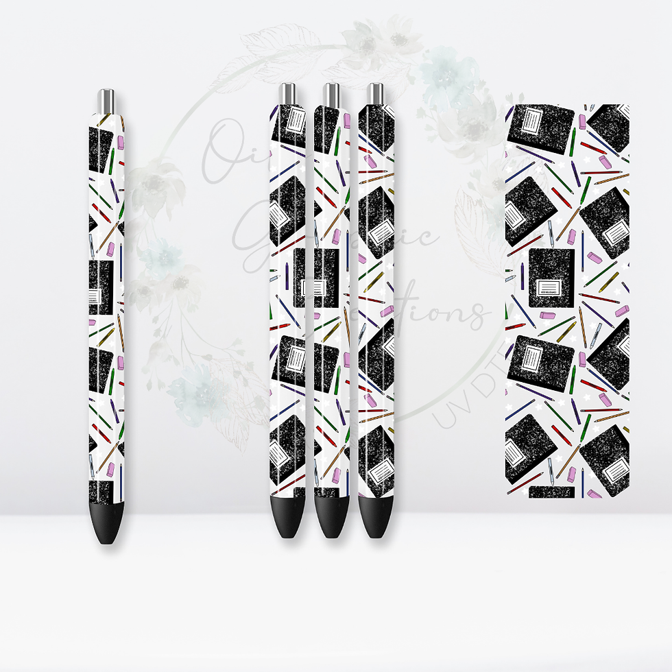 Writing Class- Pen UV DTF Wrap