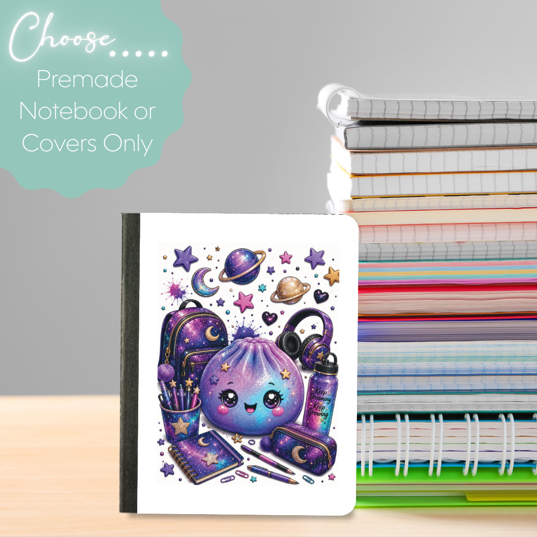 Outer Space Dumpling Mini Composition Notebook & Covers