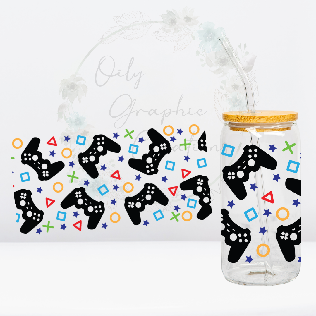 Video Game Controllers- UV DTF Wrap