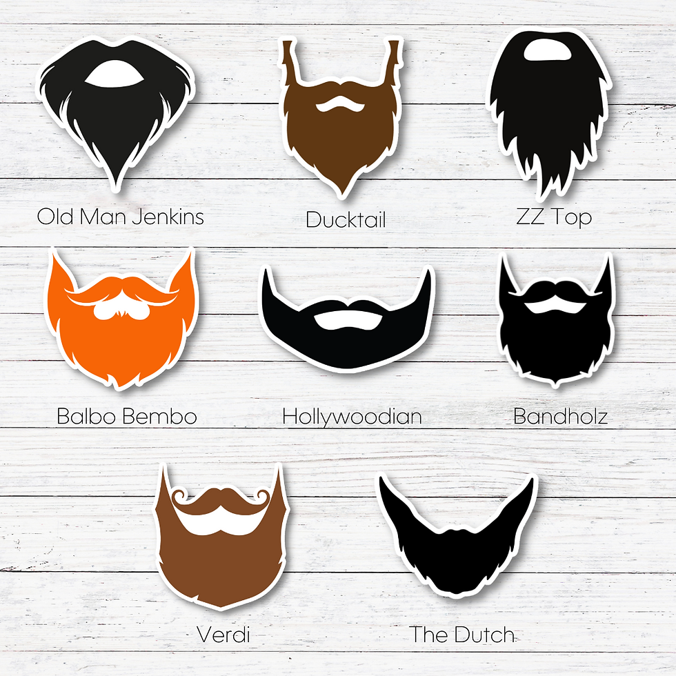 Beard Stickers