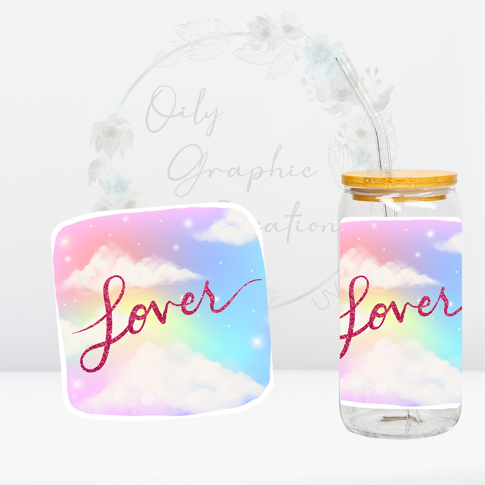 Lover- UV DTF Decal