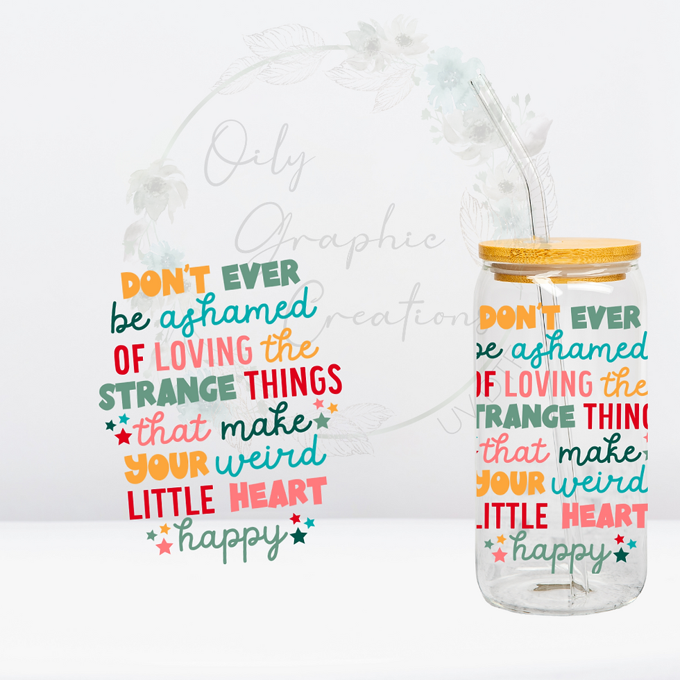 Heart Happy- UV DTF Decal