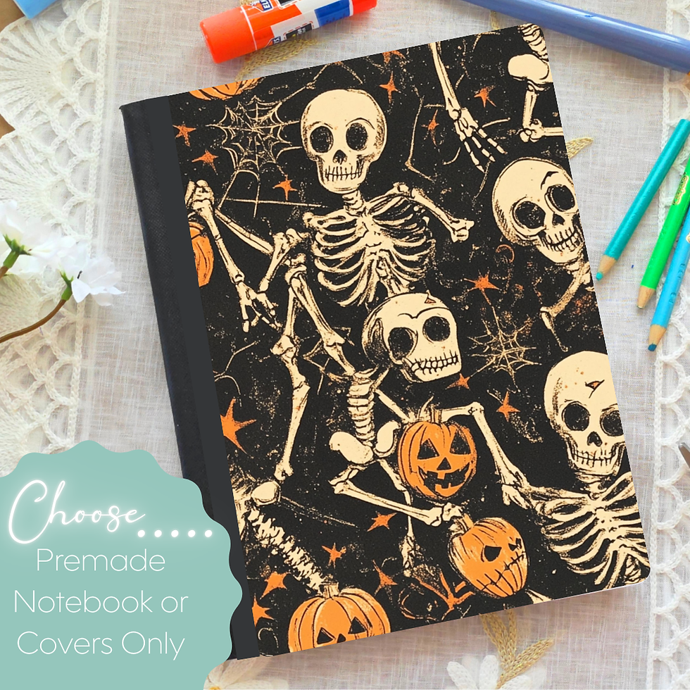 Skeletons & Webs Composition Notebook & Covers