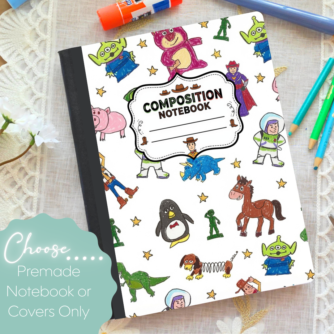 Hand Drawn Friends Composition Notebook & Covers