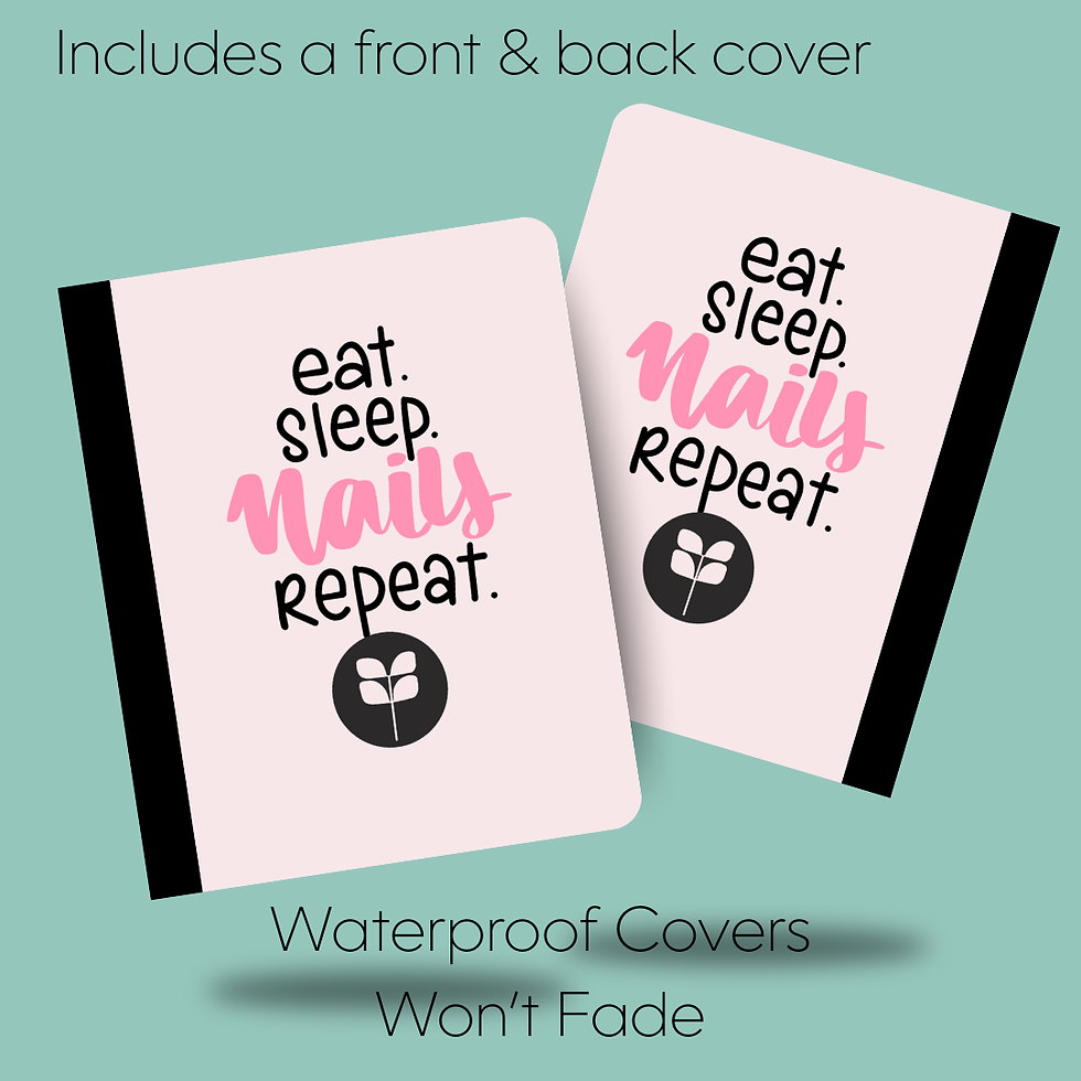 Thumbnail: Eat Sleep Nails Mini Composition Notebook & Covers