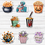 Thumbnail: Scary Popcorn Stickers and Magnets