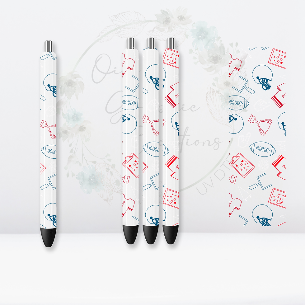 Buffalo & NY Football- Pen UV DTF Wrap