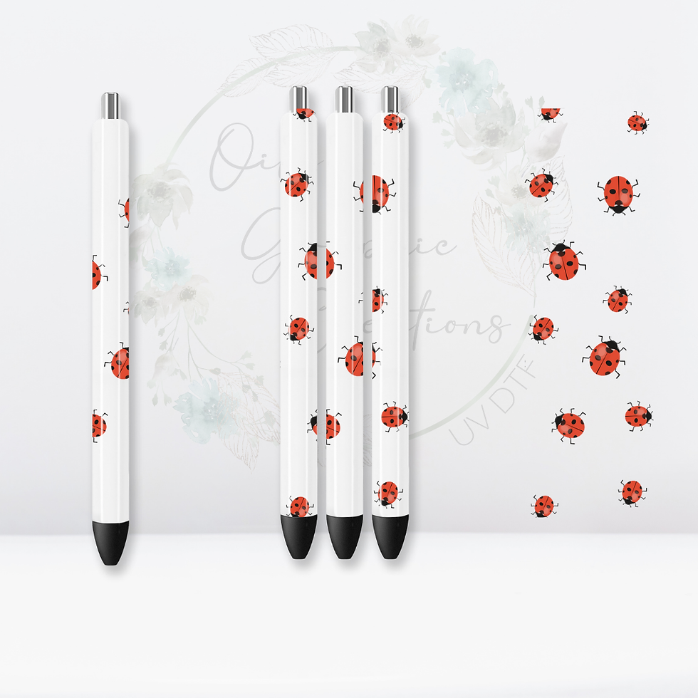 Lady Bugs- Pen UV DTF Wrap