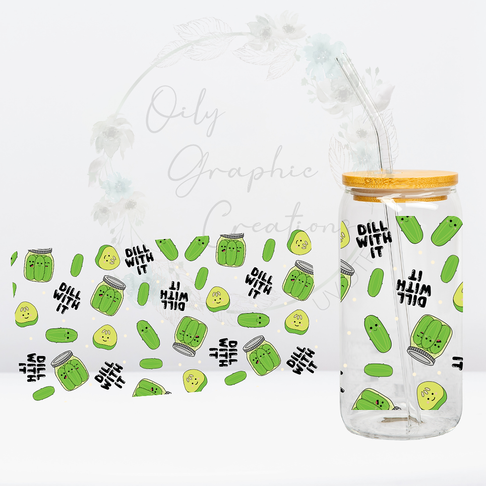 Dill with It UV DTF Wrap