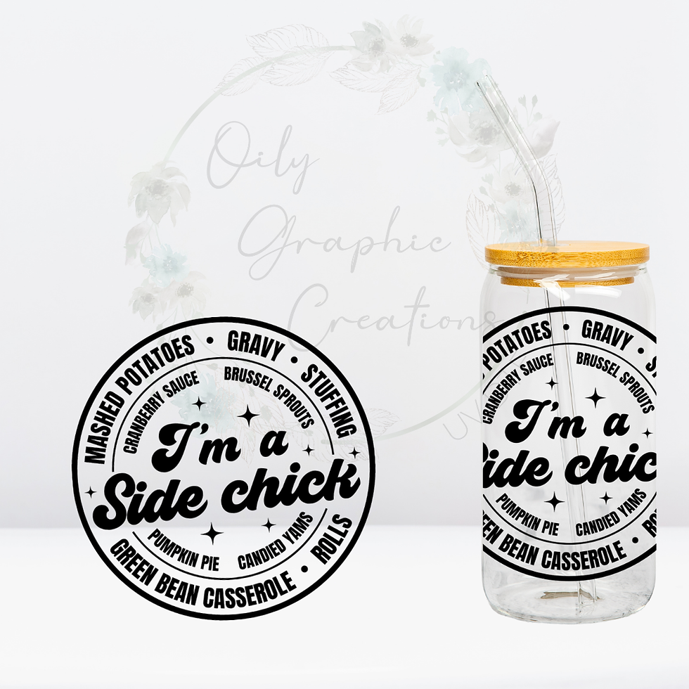 Side Chick- UV DTF Decal