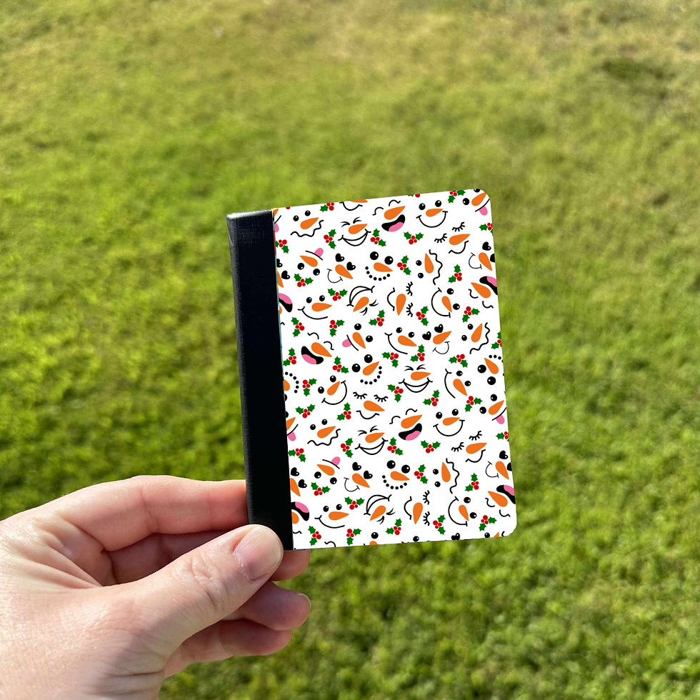 Thumbnail: Snowman Faces Mini Composition Notebook & Covers