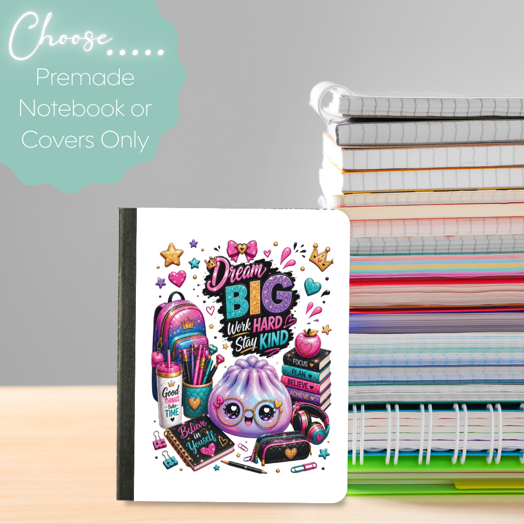 Dream Big Dumpling Mini Composition Notebook & Covers