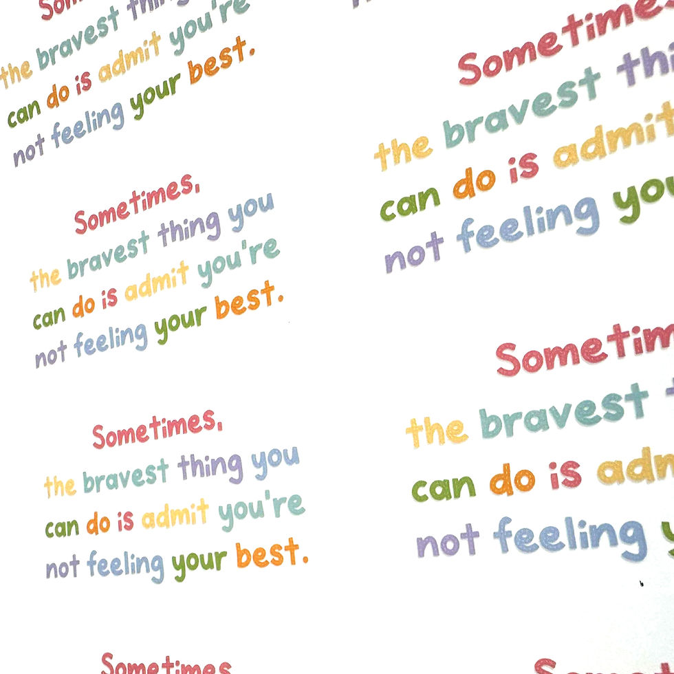 Thumbnail: The Bravest Thing Happy Mail Stickers