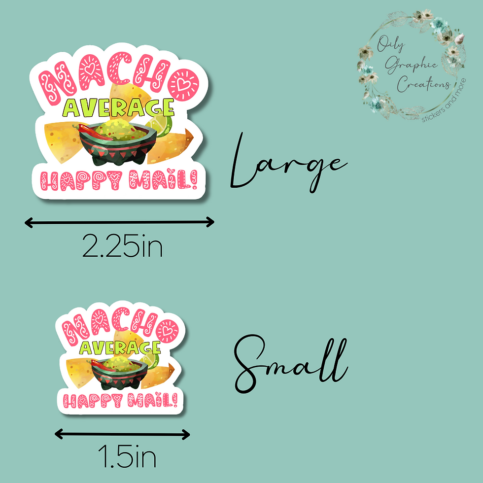 Thumbnail: Nacho Average Happy Mail Stickers