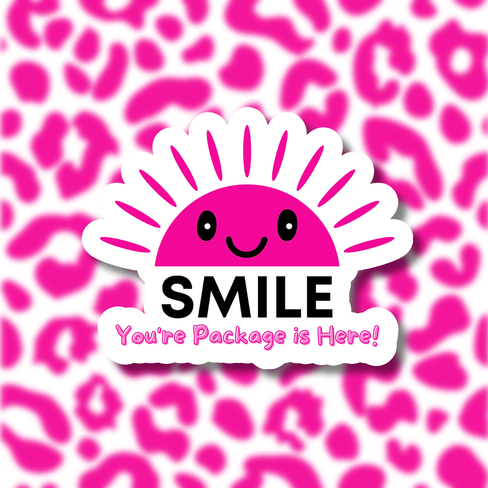 Smile Happy Mail Stickers
