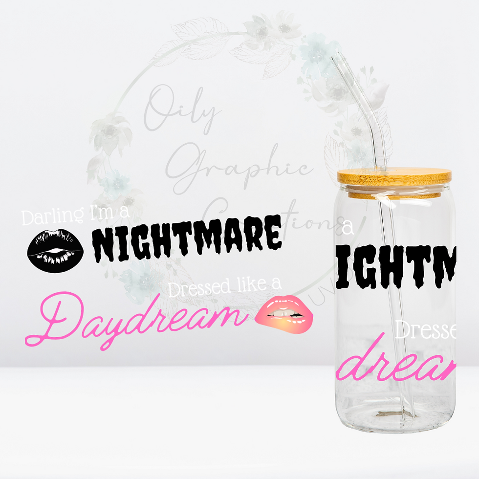 Nightmare Daydream- UV DTF Wrap