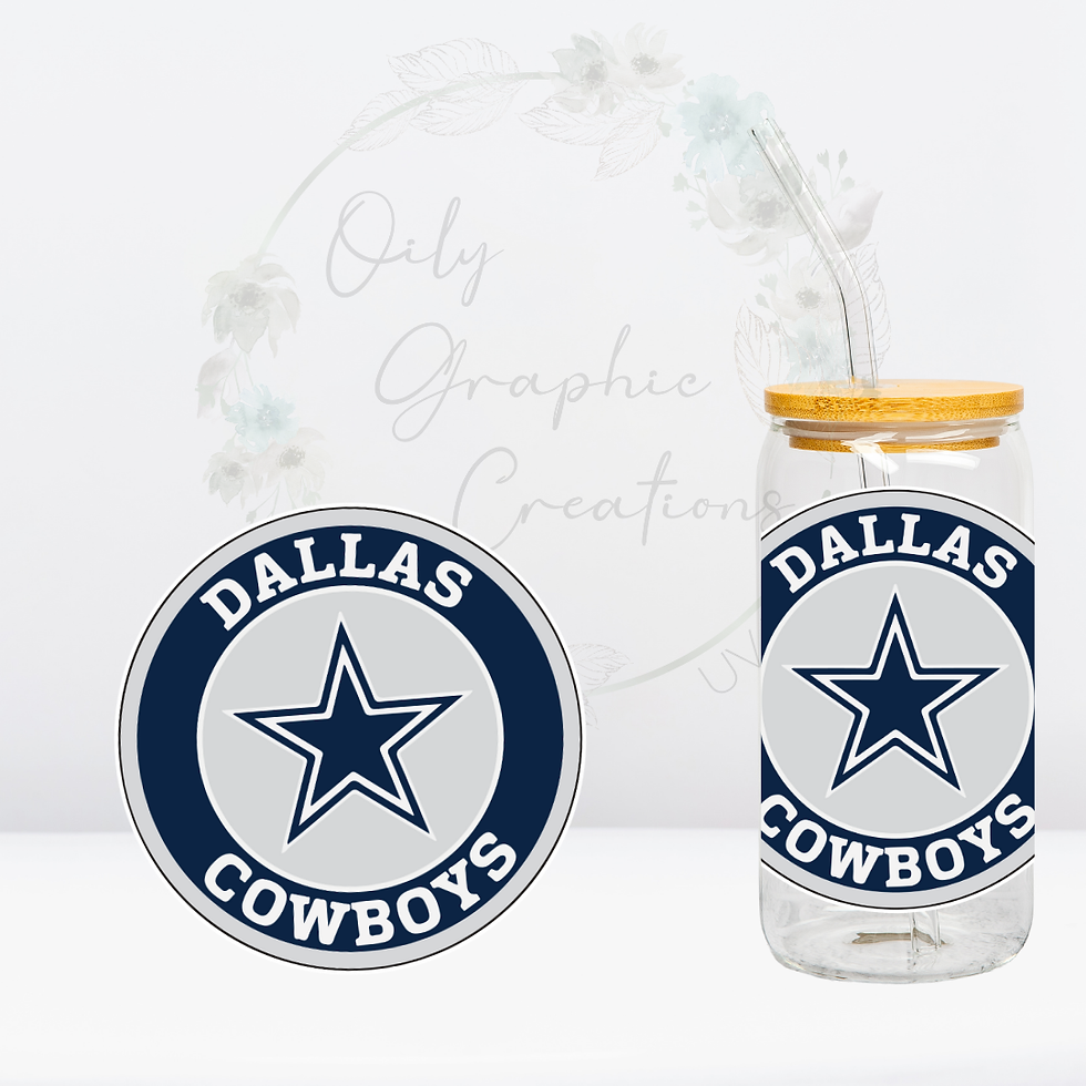 Cowboys- UV DTF Decal
