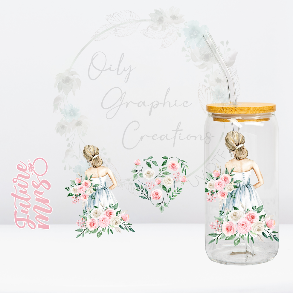 Future Mrs Pink- UV DTF Wrap