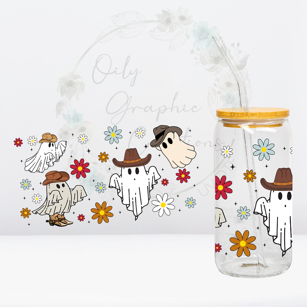 Western Ghosts- UV DTF Wrap