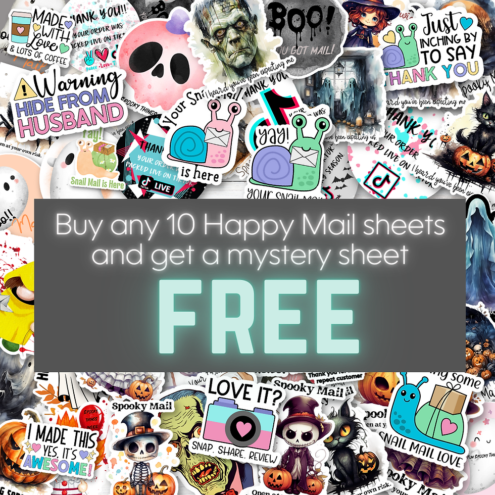 Thumbnail: Lavender Pretty Things Happy Mail Stickers