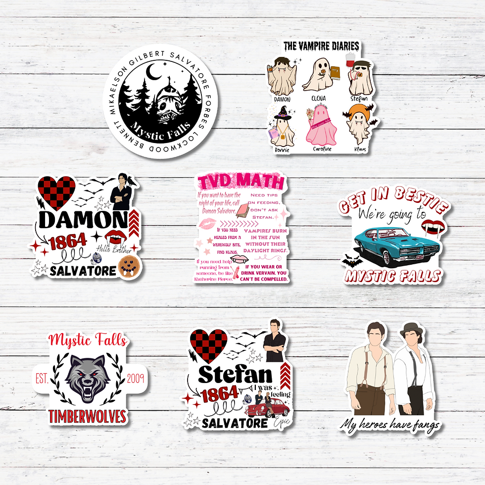 Vampire Diaries Stickers/Magnet
