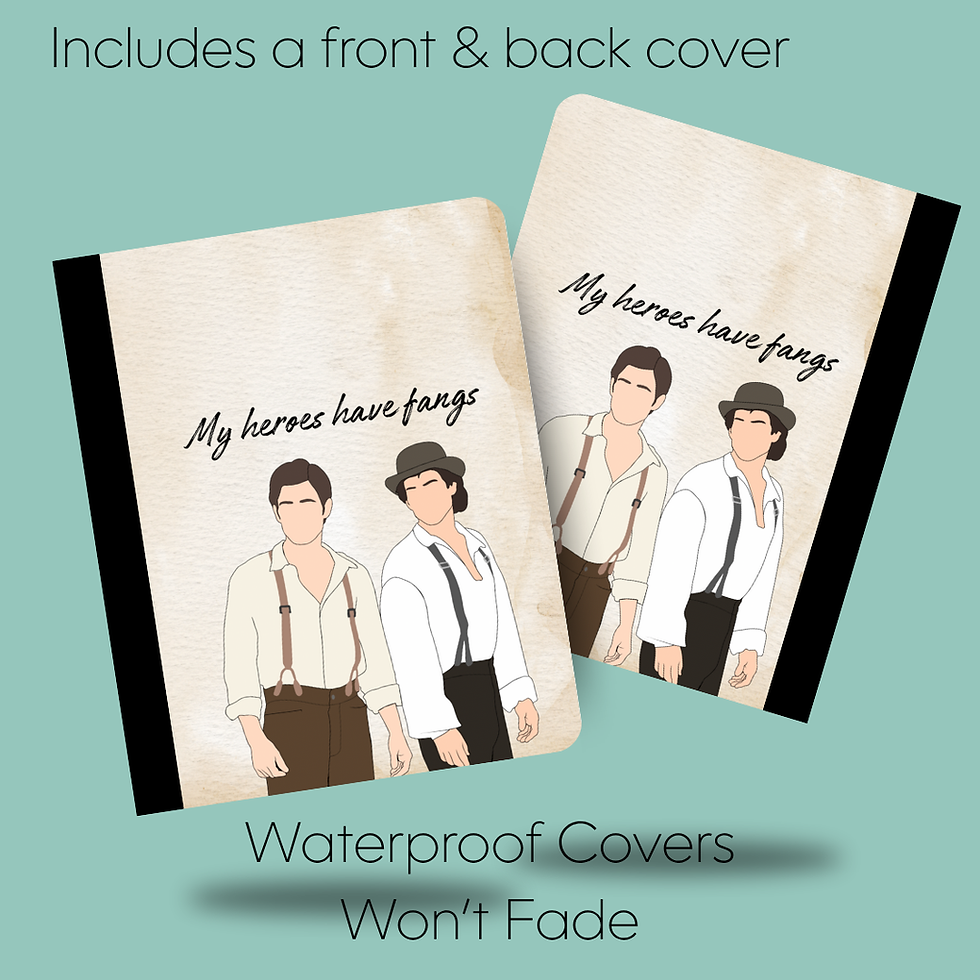 Thumbnail: My Heroes Have Fangs Mini Composition Notebook & Covers