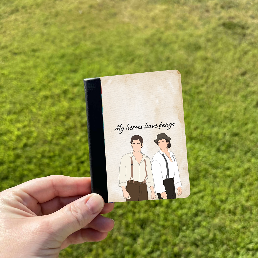 Thumbnail: My Heroes Have Fangs Mini Composition Notebook & Covers