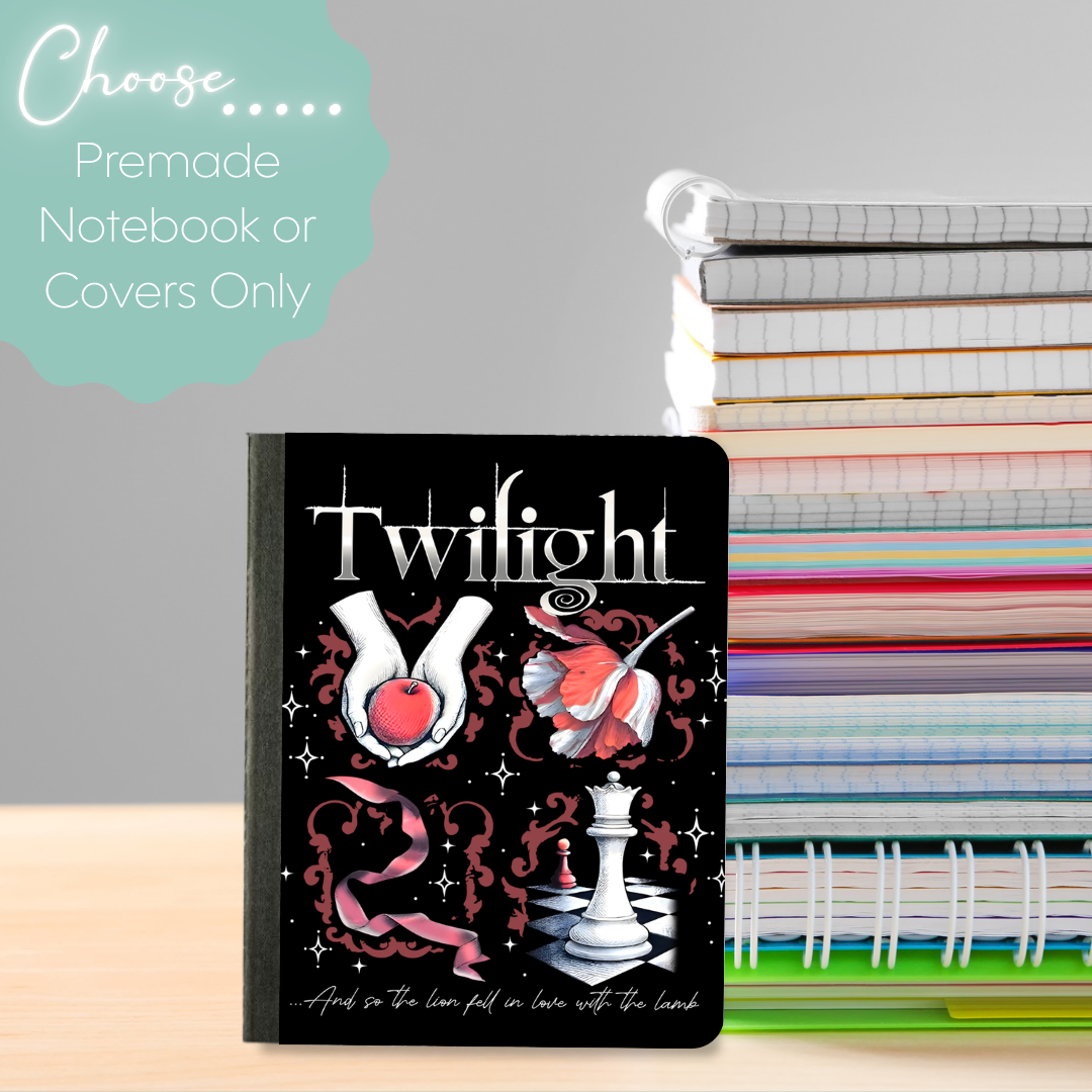 Twilight Book Covers Mini Composition Notebook & Covers