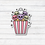 Thumbnail: Scary Popcorn Stickers and Magnets