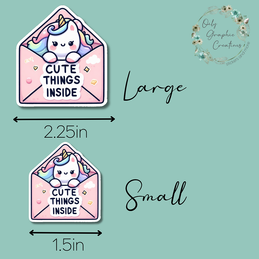 Thumbnail: Cute Things Unicorn Happy Mail Stickers