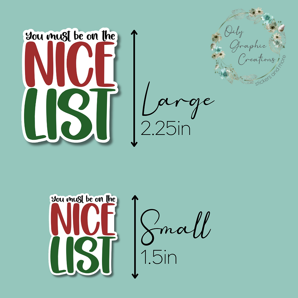 Thumbnail: Nice List Happy Mail Stickers
