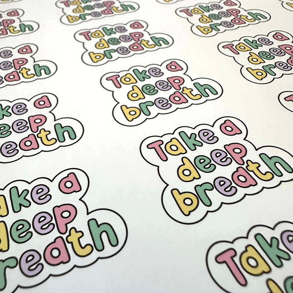 Thumbnail: Deep Breath Happy Mail Stickers