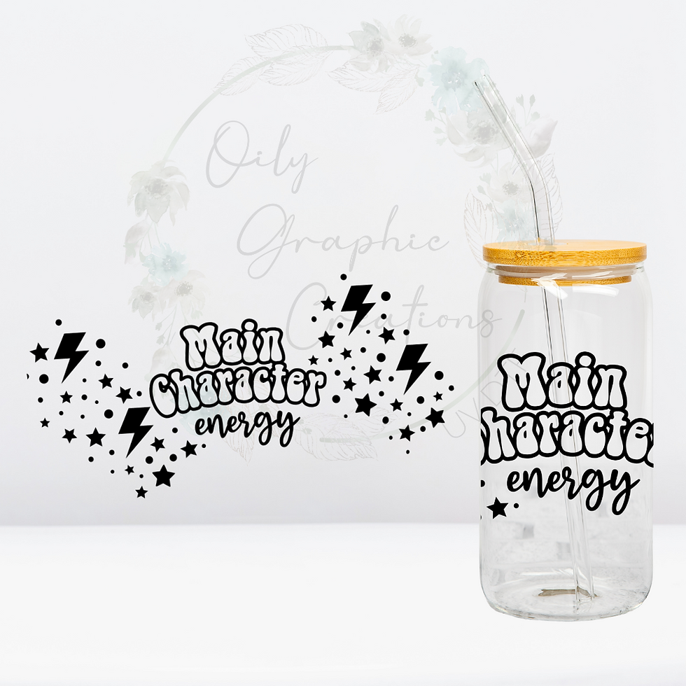 Main Character- UV DTF Wrap