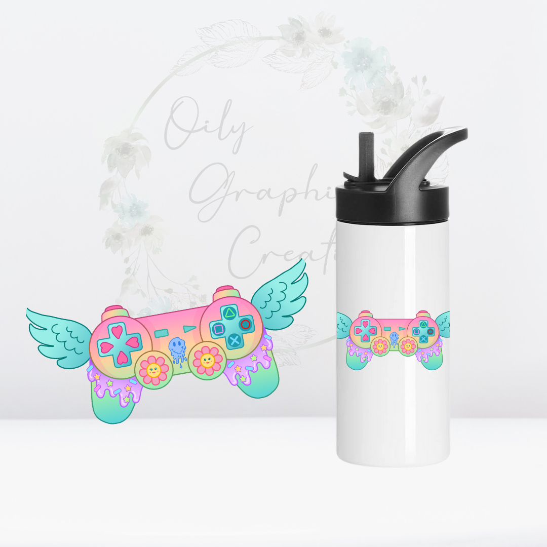 Game Controller Wings- UV DTF 3in Kid Decal