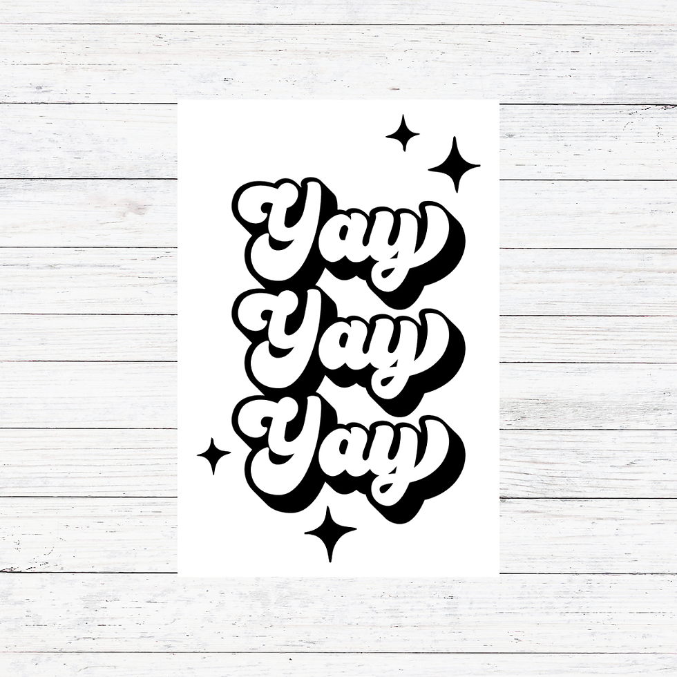 Yay Stacked Stars- 4x6 Munbyn Stickers