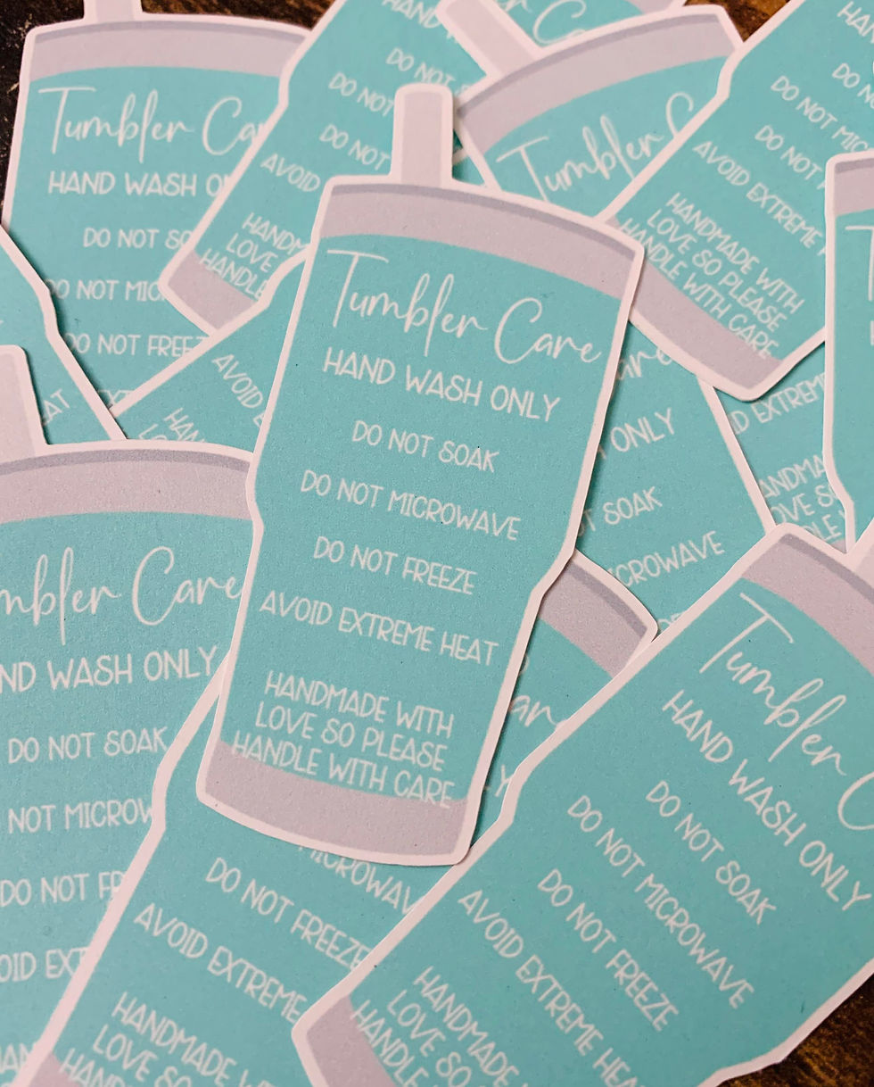 Thumbnail: Tumbler Care Cards- Set 2