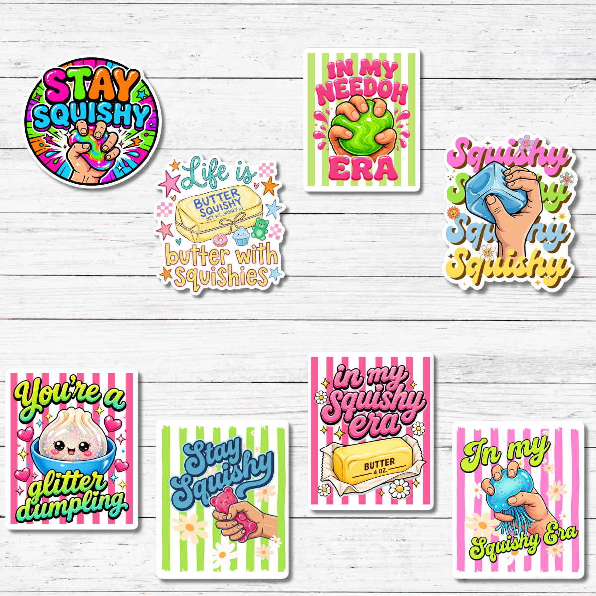 Needoh Stickers and Magnets