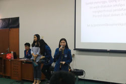 Giving speech