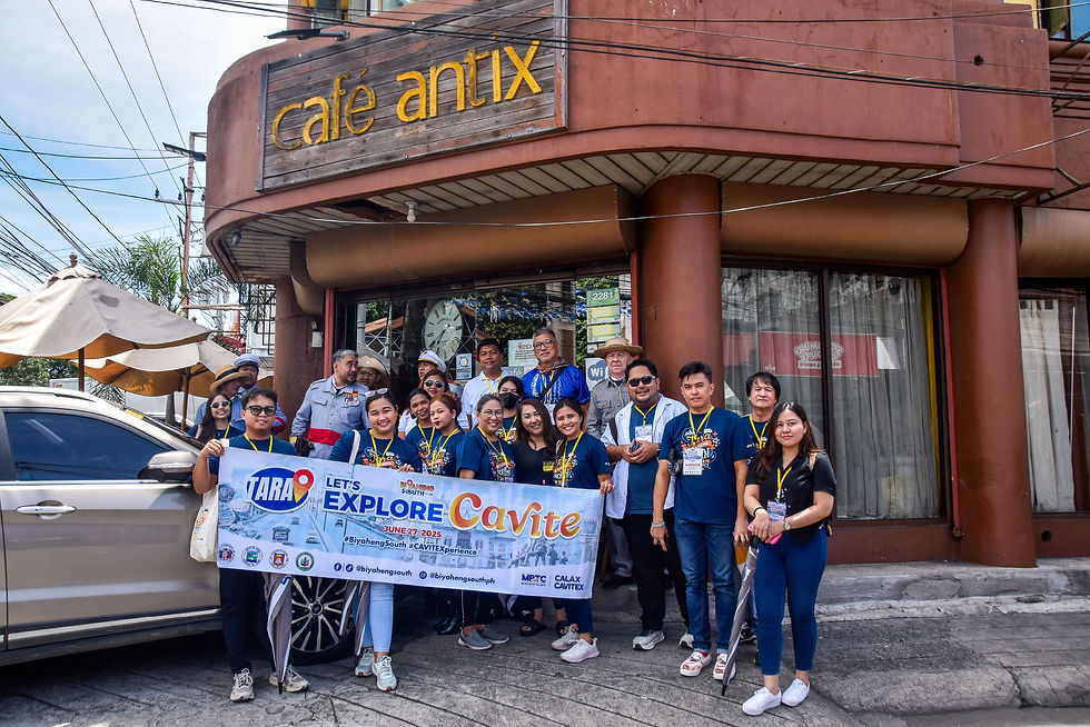 Participants after a luncheon at Cafe Antix in Cavite City