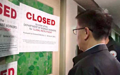 DMW padlocks Mandaluyong travel agency, Cavite training center