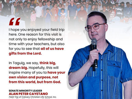 Cayetano affirms Bethesda orphans: You have a future