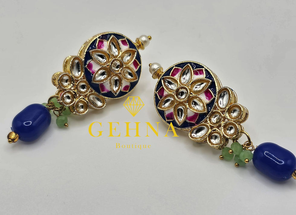 Thumbnail: Preet; Necklace, Earring & Maang Tikka Set