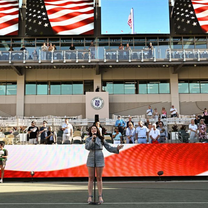 Lacy Miller National Anthem