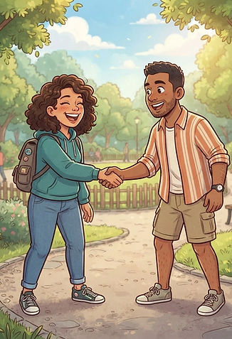 happy handshake, casual, outdoor.jpg