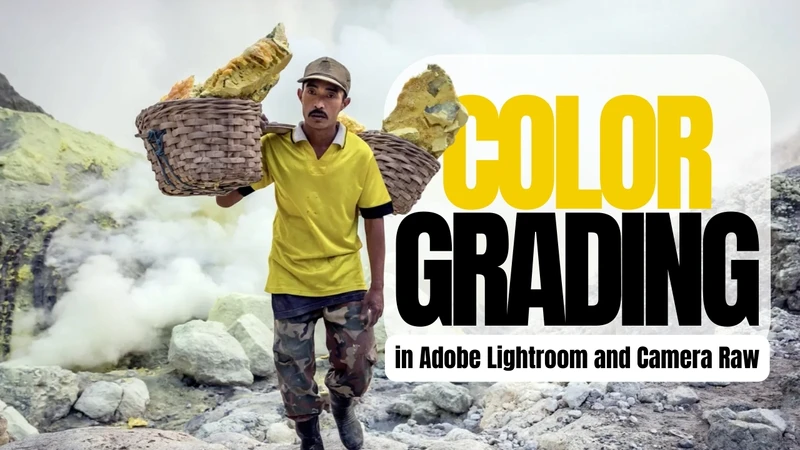 color graded drone shot