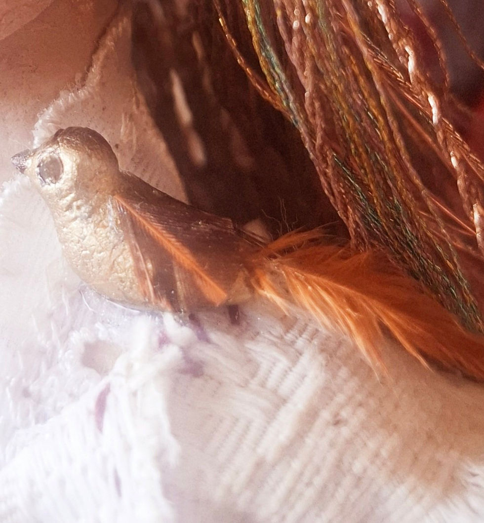 Miniatura: Ámbar. Muñeca de artista