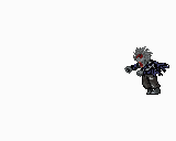 ムーンウォークするバンシーのドット絵アニメーション