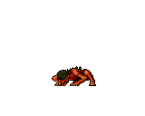 待機するミュータントのドット絵アニメーション